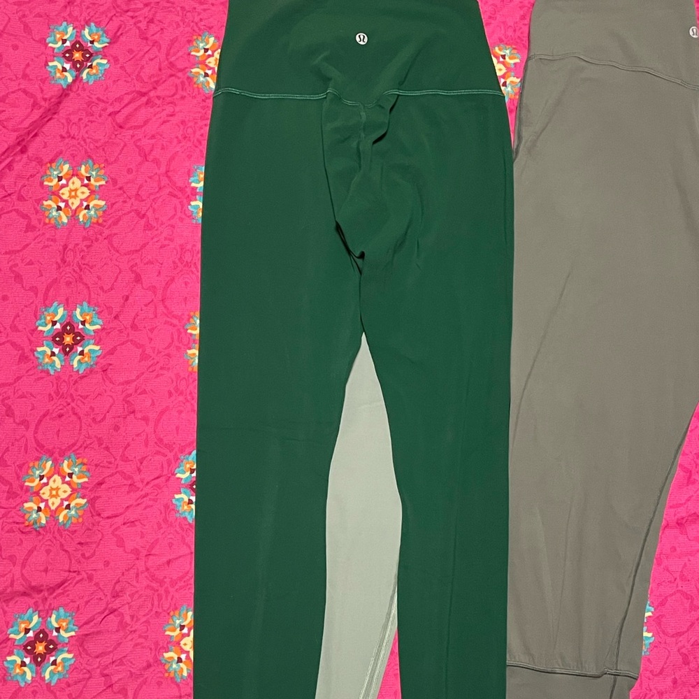Lululemon align legging 28” EVERGLADE GREEN